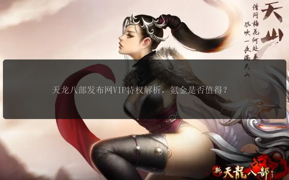 天龙八部发布网VIP特权解析，氪金是否值得？