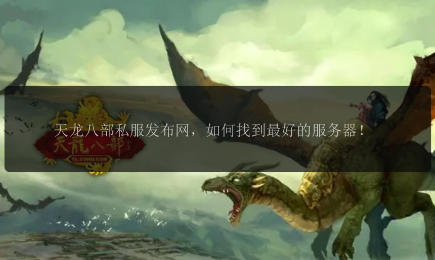 天龙八部私服发布网，如何找到最好的服务器！